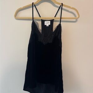 Cami NYC Black Lace Trim Camisole